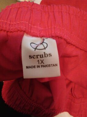SCRUBS 1X PINK/RED